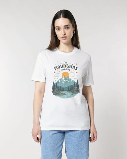 Stepping Green T-Shirt Stars Mountains Are Calling T-Shirt