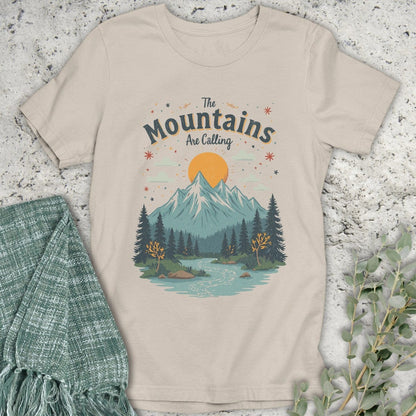 Stepping Green T-Shirt Stars Mountains Are Calling T-Shirt