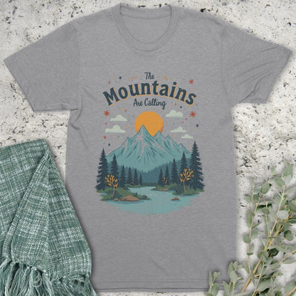 Stepping Green T-Shirt Stars Mountains Are Calling T-Shirt