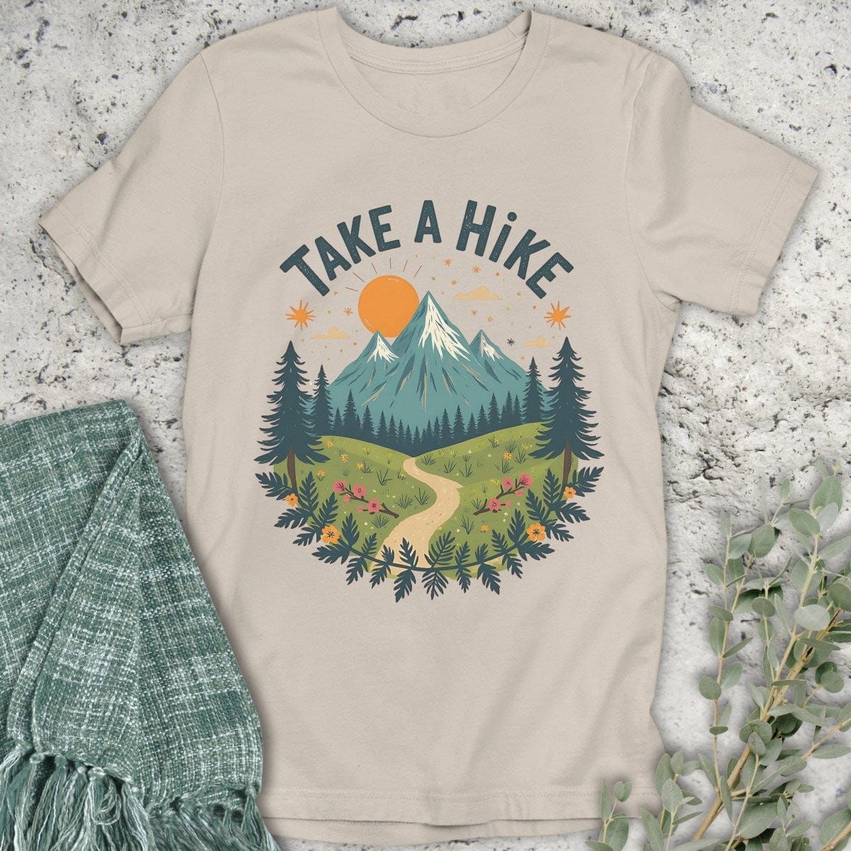 Stepping Green T-Shirt Stars Take A Hike T-Shirt