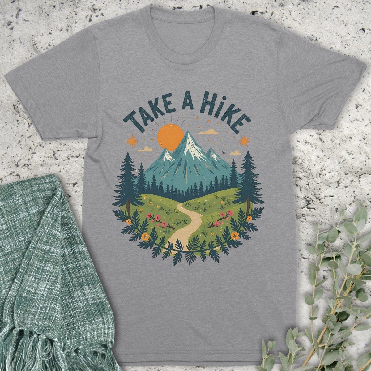 Stepping Green T-Shirt Stars Take A Hike T-Shirt