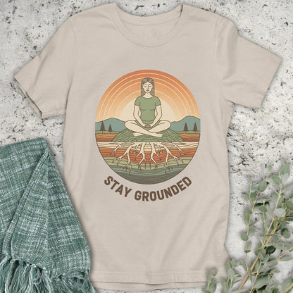Stepping Green T-Shirt Stay Grounded T-Shirt