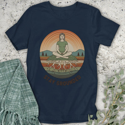 Stepping Green T-Shirt Stay Grounded T-Shirt