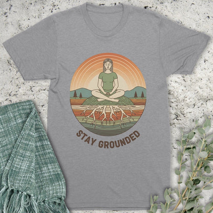 Stepping Green T-Shirt Stay Grounded T-Shirt