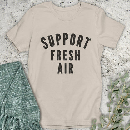 Stepping Green T-Shirt Support Fresh Air T-Shirt
