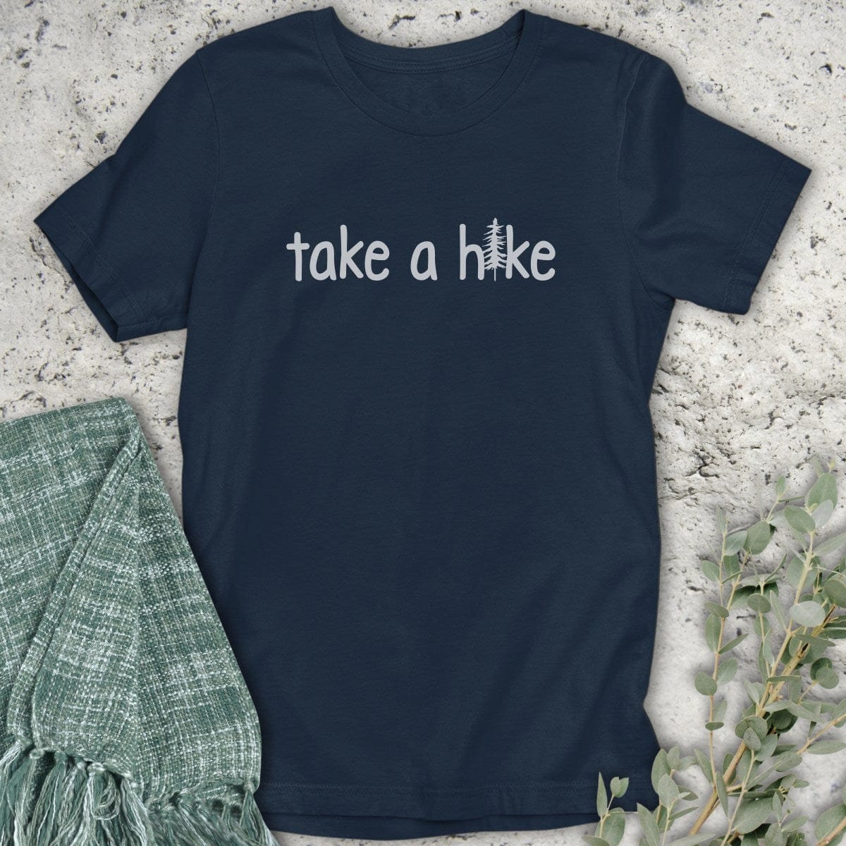 Stepping Green T-Shirt Take A Hike T-Shirt