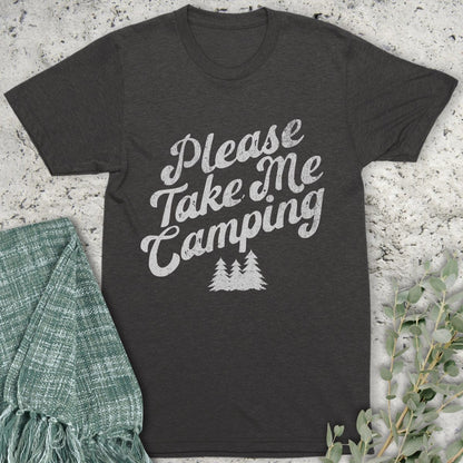 Stepping Green T-Shirt Take Me Camping Organic T-Shirt