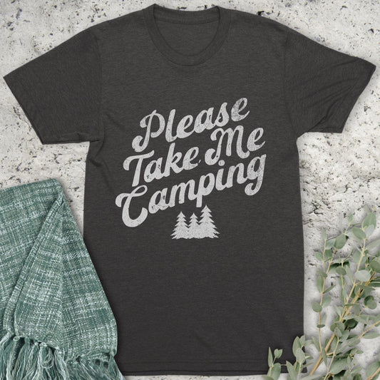 Stepping Green T-Shirt Take Me Camping Organic T-Shirt