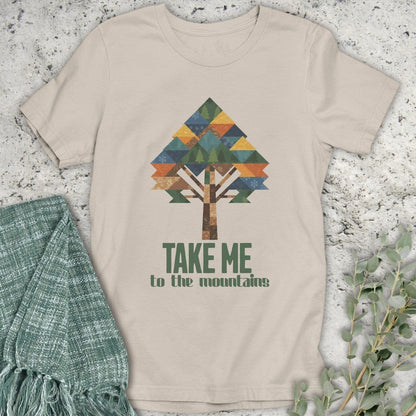 Stepping Green T-Shirt Take Me to the Mountains T-Shirt
