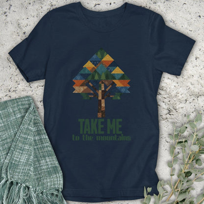 Stepping Green T-Shirt Take Me to the Mountains T-Shirt
