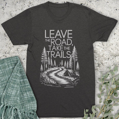 Stepping Green T-Shirt Take The Trails Organic T-Shirt