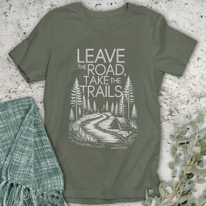 Stepping Green T-Shirt Take The Trails T-Shirt