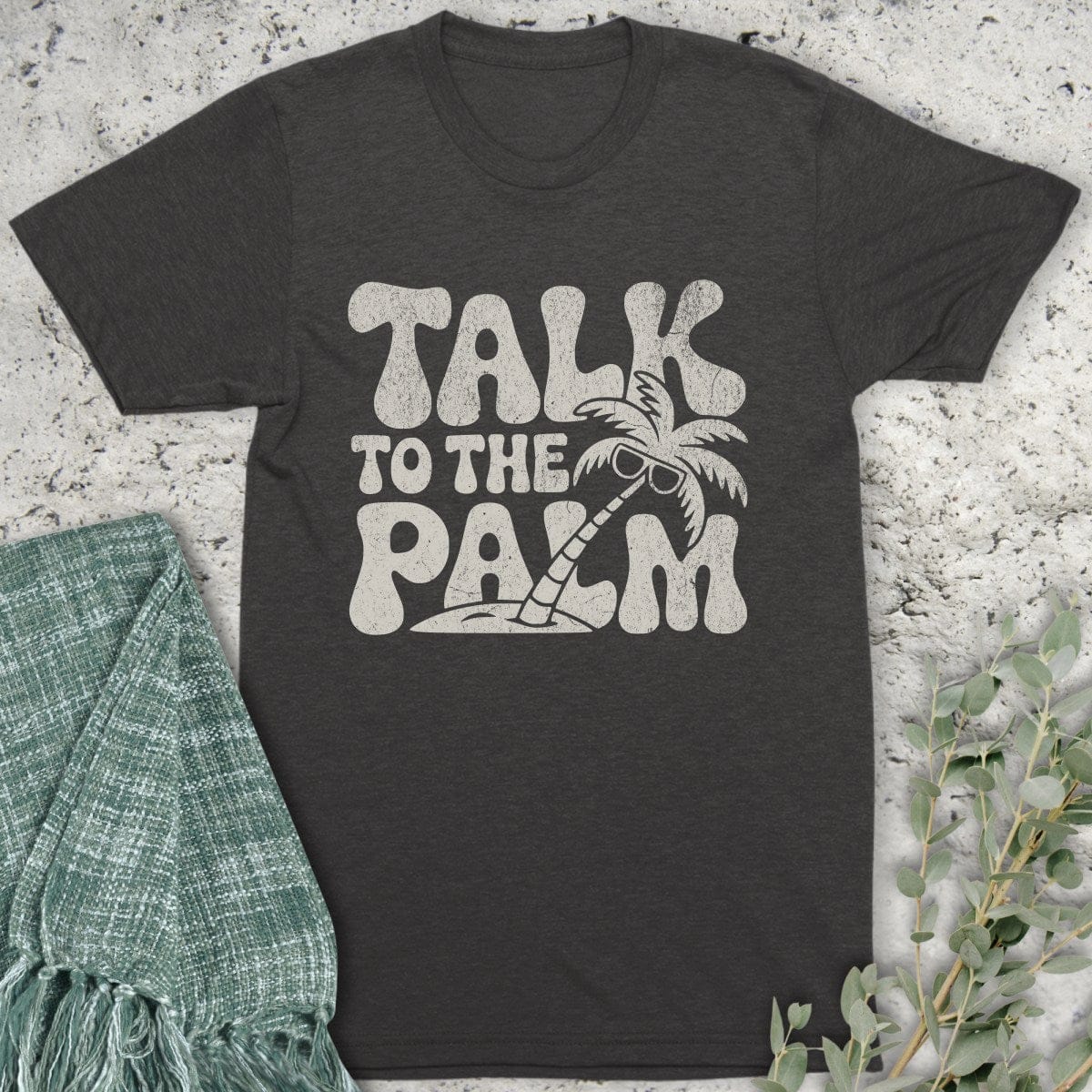 Stepping Green T-Shirt Talk To The Palm Organic T-Shirt