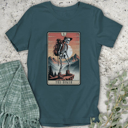 Stepping Green T-Shirt Tarot Hiker Organic T-Shirt