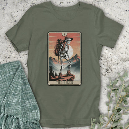 Stepping Green T-Shirt Tarot Hiker T-Shirt