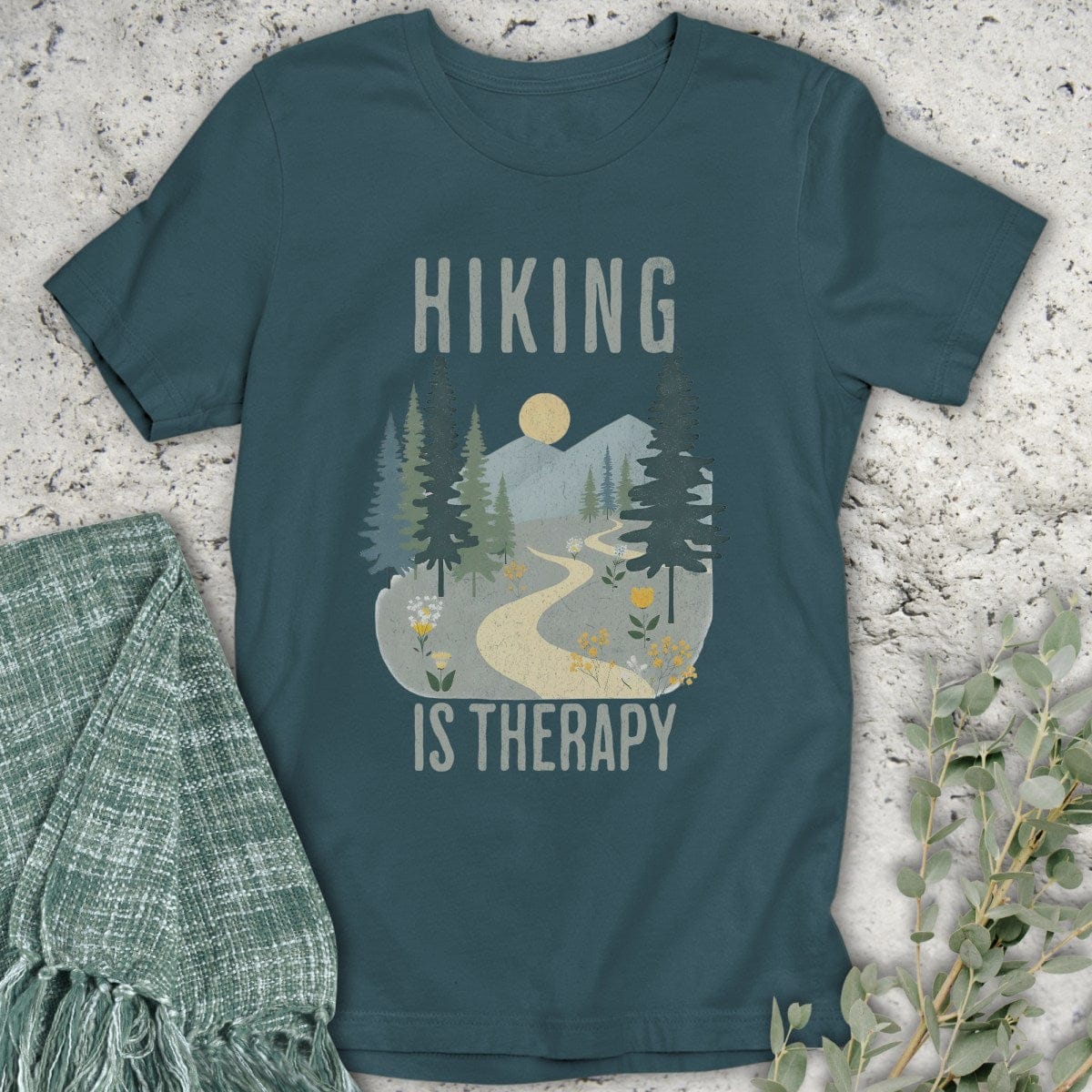 Stepping Green T-Shirt Therapy Trail Organic T-Shirt