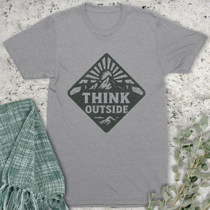 Stepping Green T-Shirt Think Outside Badge T-Shirt