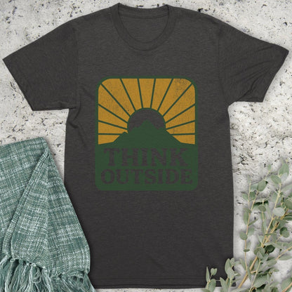 Stepping Green T-Shirt Think Outside Organic T-Shirt