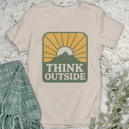 Stepping Green T-Shirt Think Outside T-Shirt