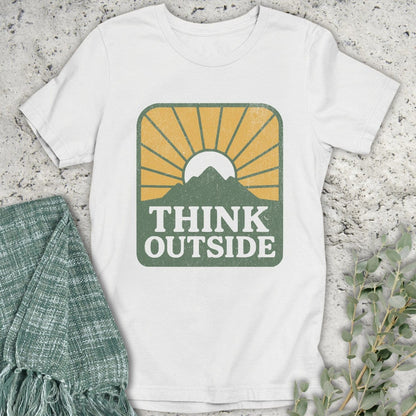 Stepping Green T-Shirt Think Outside T-Shirt
