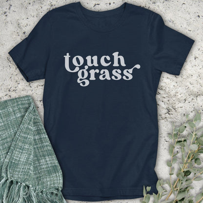 Stepping Green T-Shirt Touch Grass T-Shirt