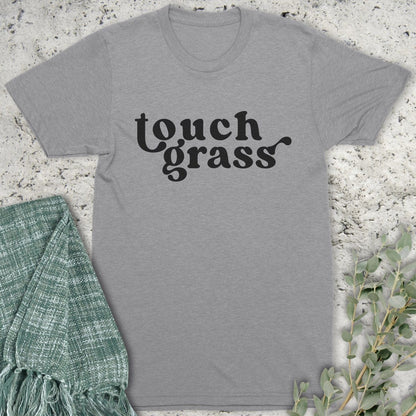 Stepping Green T-Shirt Touch Grass T-Shirt