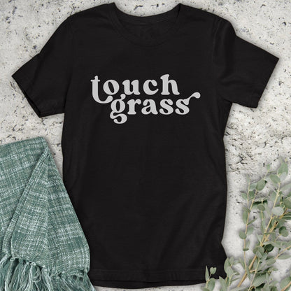 Stepping Green T-Shirt Touch Grass T-Shirt