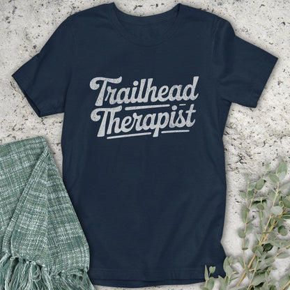 Stepping Green T-Shirt Trailhead Therapist T-Shirt