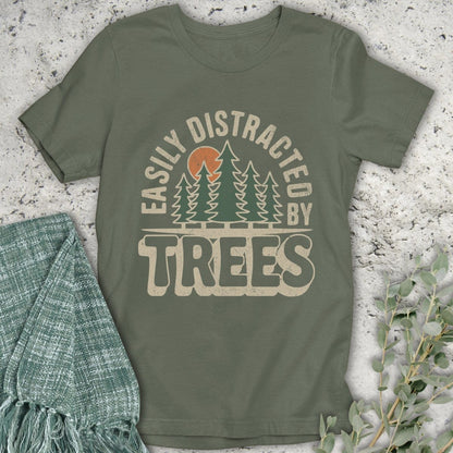 Stepping Green T-Shirt Tree Distraction T-Shirt
