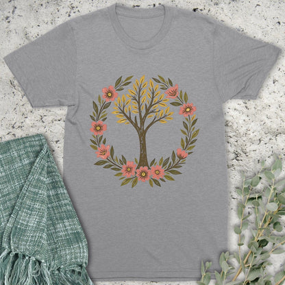 Stepping Green T-Shirt Tree Wreath T-Shirt