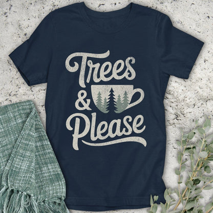 Stepping Green T-Shirt Trees and Tea T-Shirt