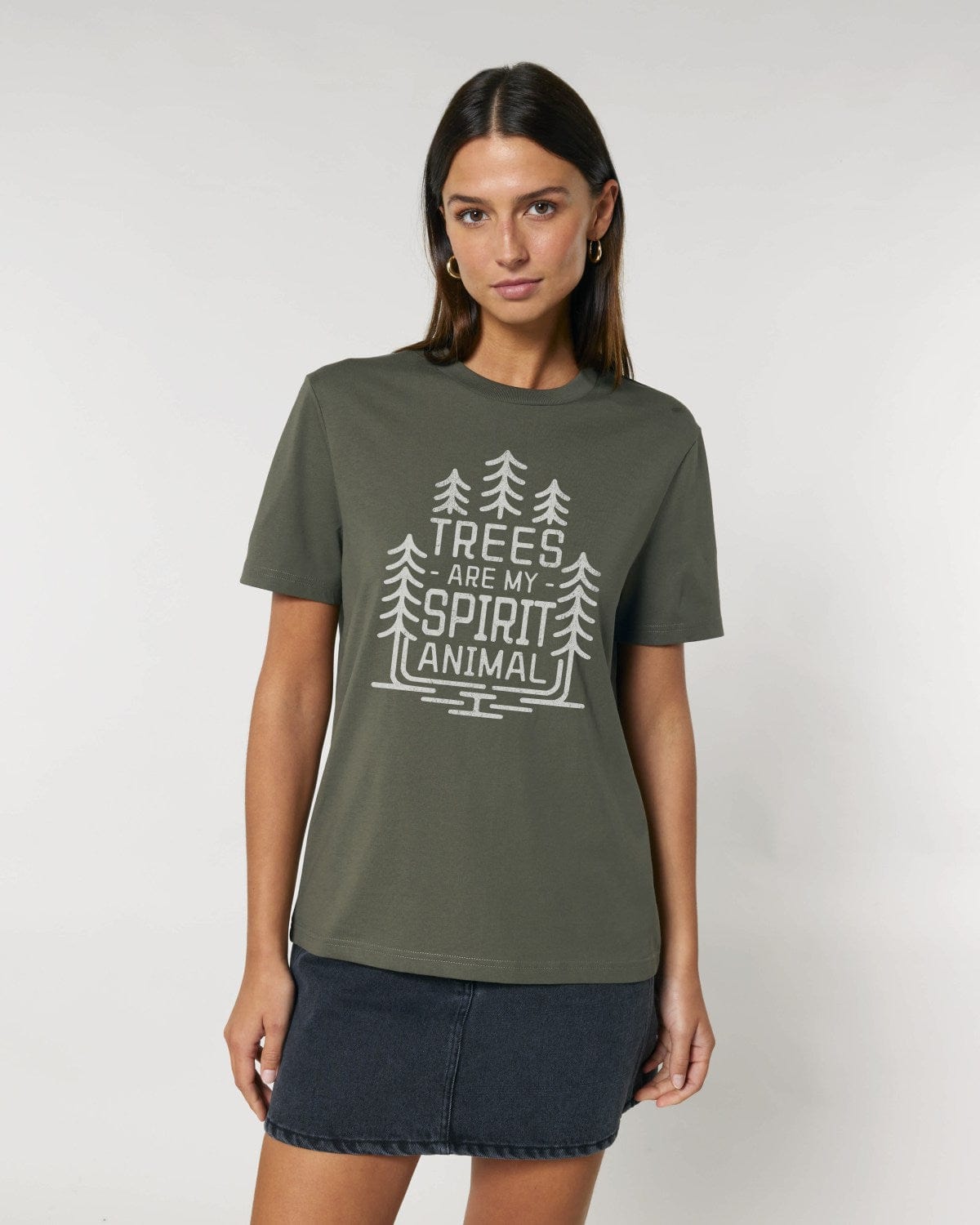 Stepping Green T-Shirt Trees Are My Spirit Animal T-Shirt