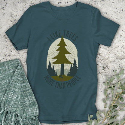 Stepping Green T-Shirt Trees More Than People Organic T-Shirt