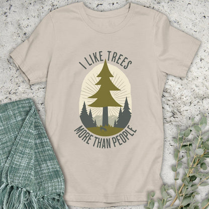 Stepping Green T-Shirt Trees More Than People T-Shirt