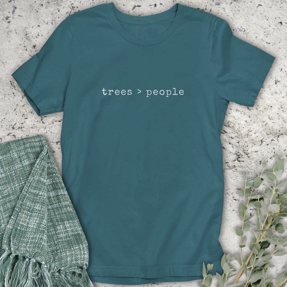 Stepping Green T-Shirt Trees > People T-Shirt