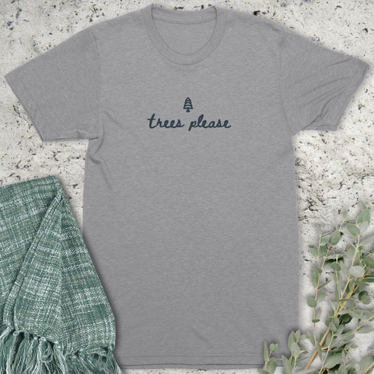 Stepping Green T-Shirt Trees Please T-Shirt