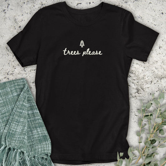 Stepping Green T-Shirt Trees Please T-Shirt