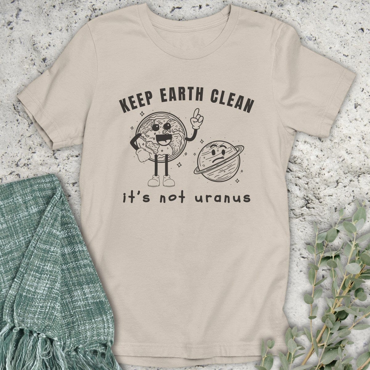 Stepping Green T-Shirt Uranus T-Shirt