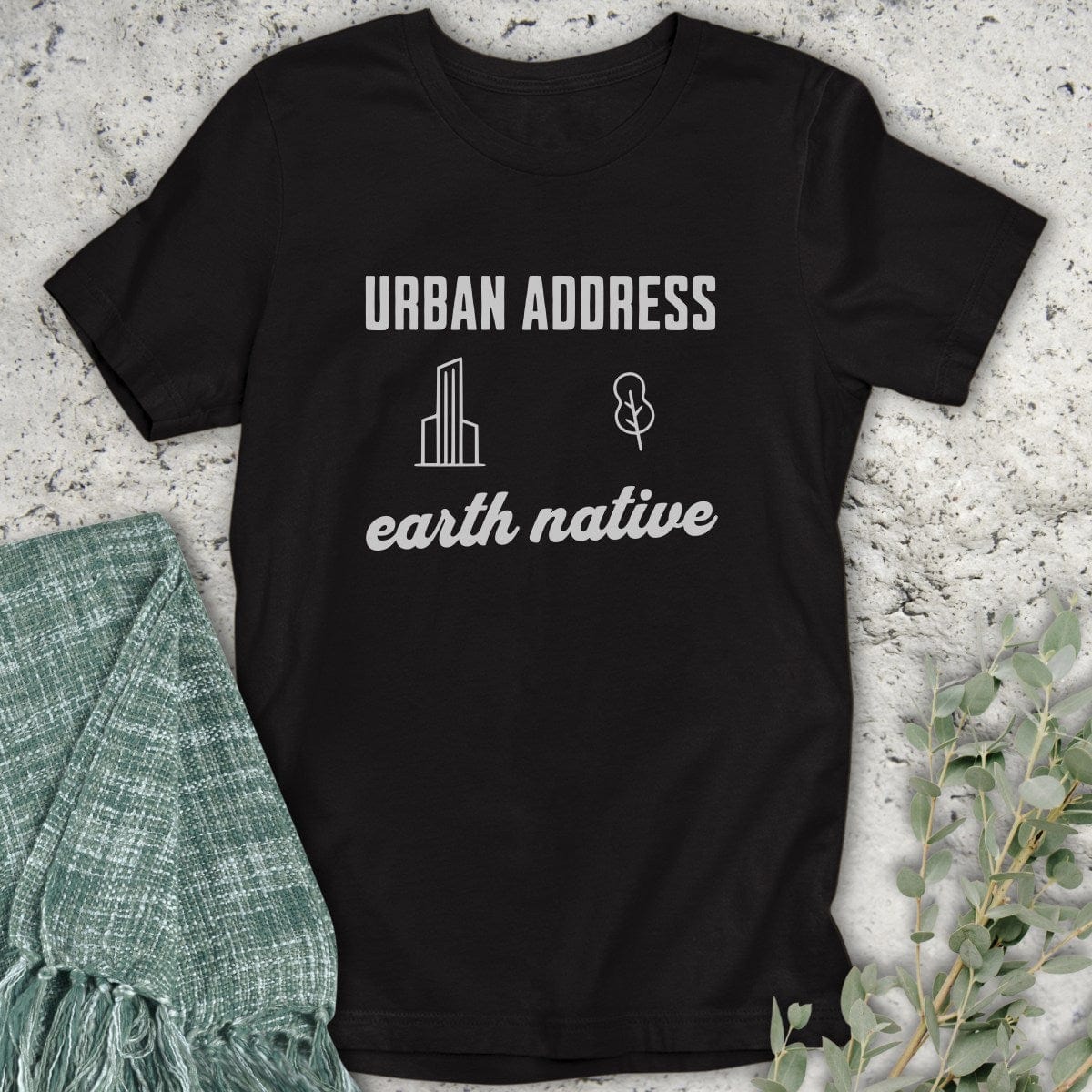 Stepping Green T-Shirt Urban Address T-Shirt