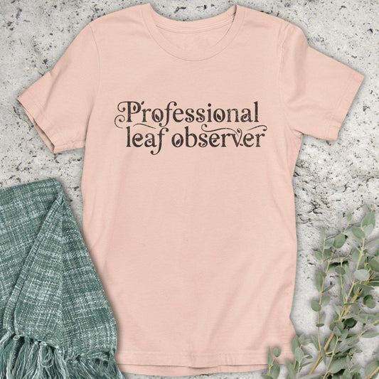 Stepping Green T-Shirt Vine Leaf Observer T-Shirt