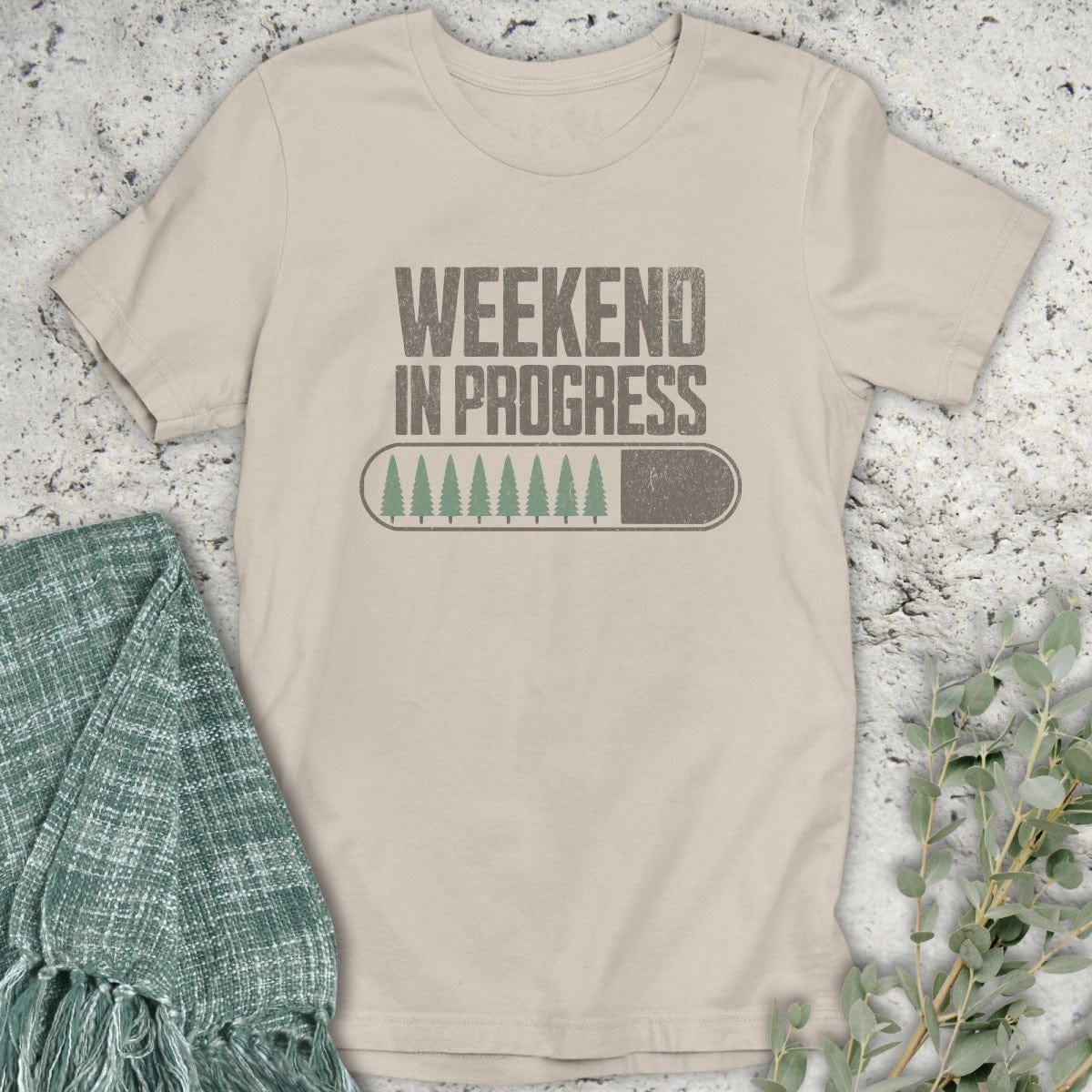 Stepping Green T-Shirt Weekend in Progress T-Shirt