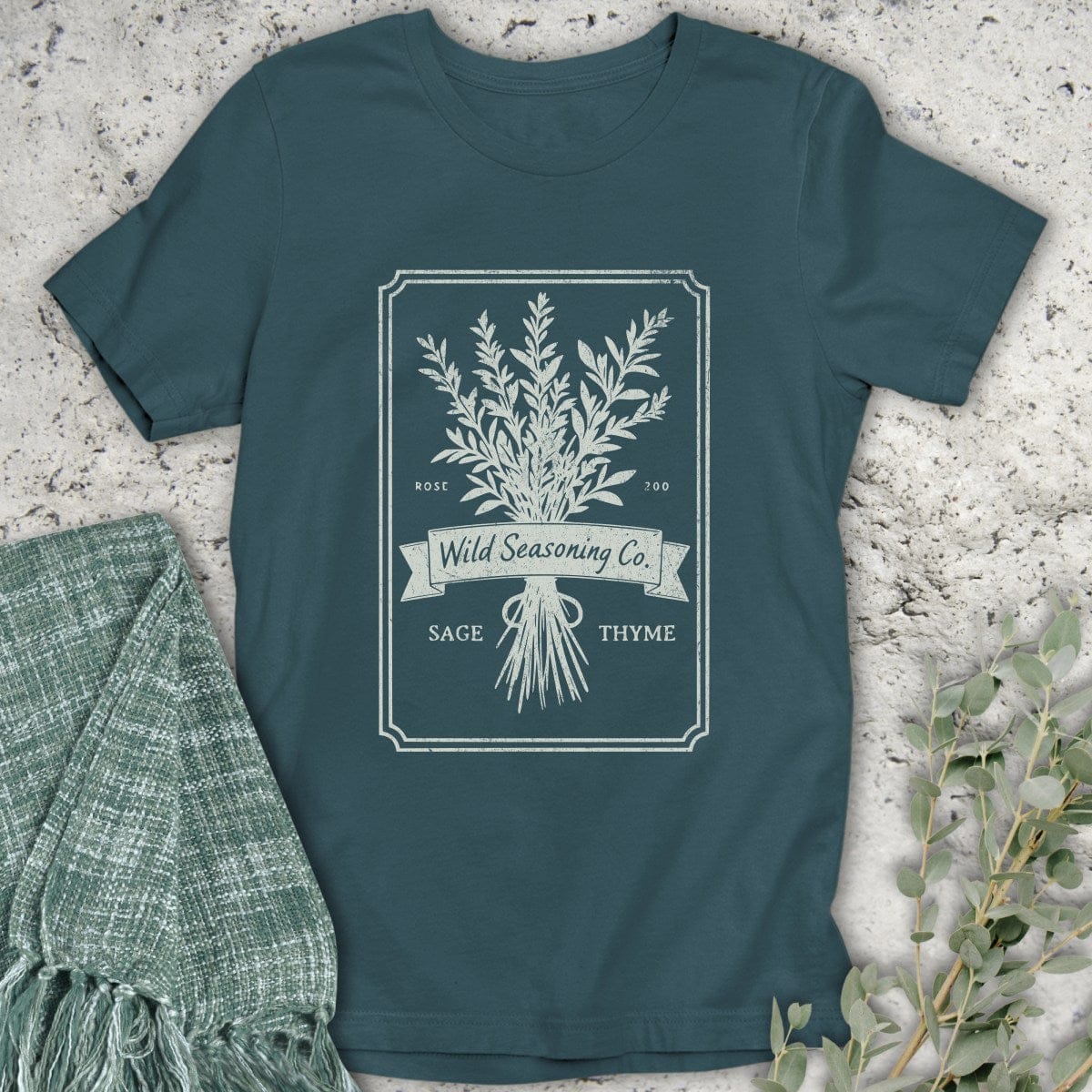 Stepping Green T-Shirt Wild Seasoning Co Organic T-Shirt