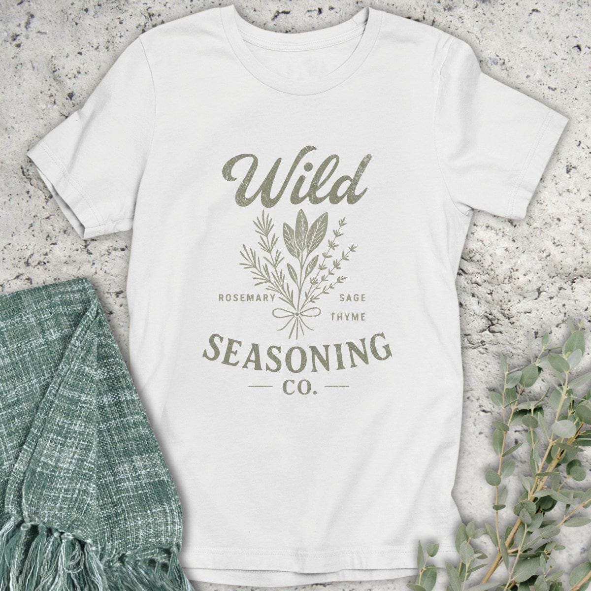 Stepping Green T-Shirt Wild Seasoning T-Shirt