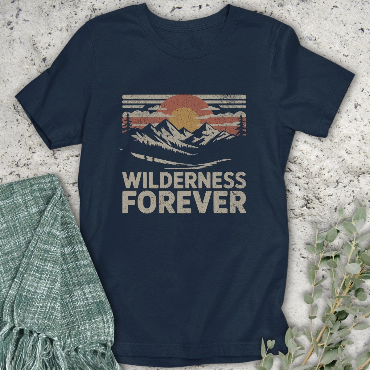 Stepping Green T-Shirt Wilderness Forever T-Shirt