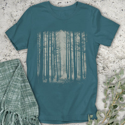 Stepping Green T-Shirt Woods T-Shirt