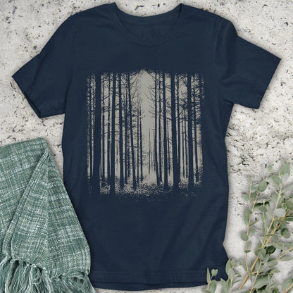 Stepping Green T-Shirt Woods T-Shirt