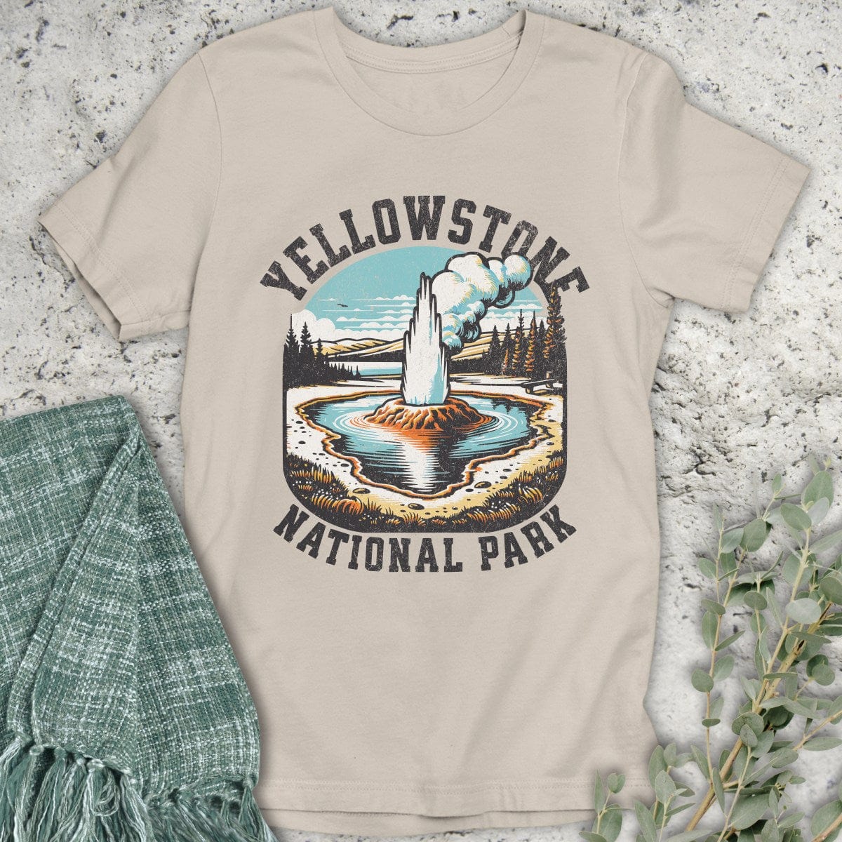 Stepping Green T-Shirt Yellowstone T-Shirt