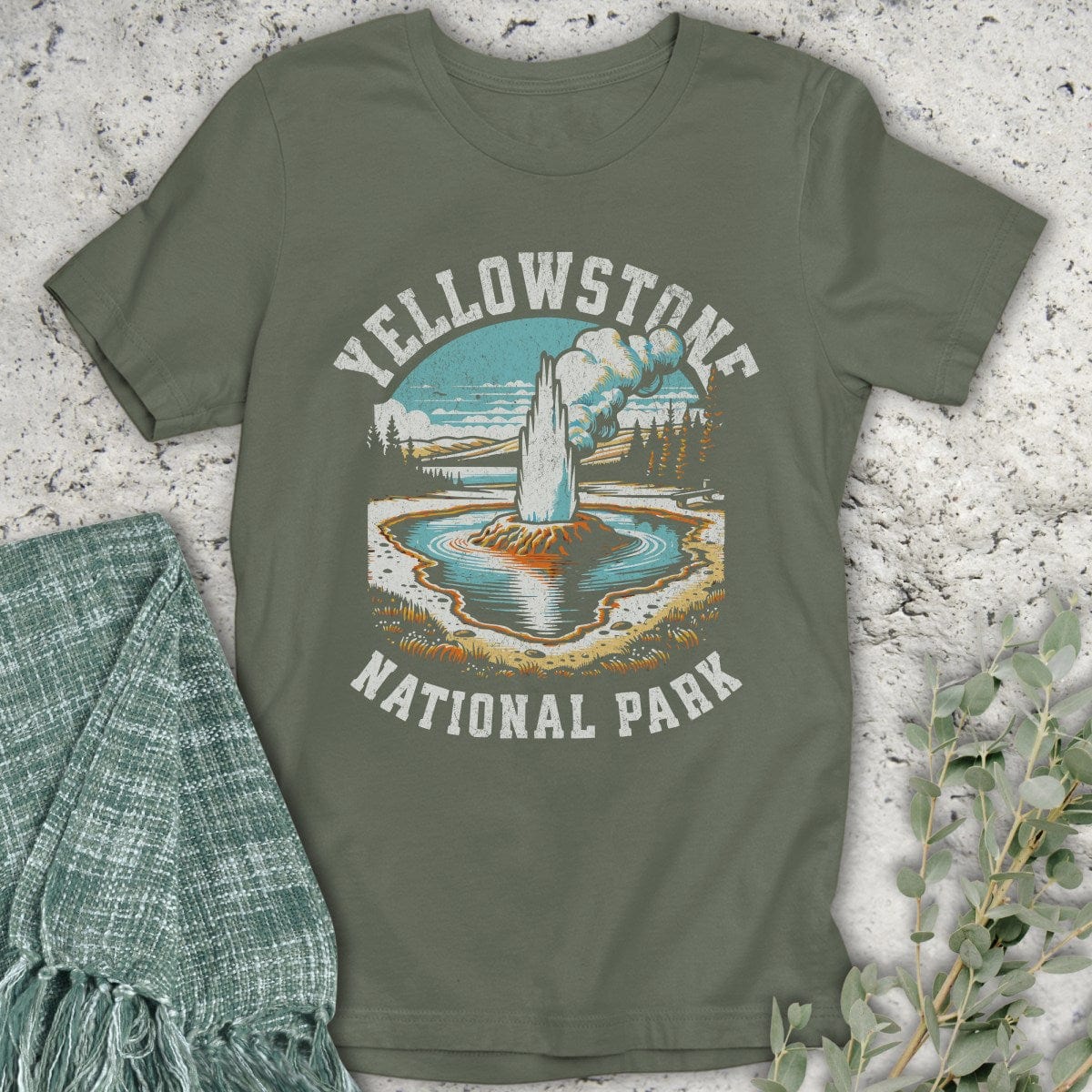 Stepping Green T-Shirt Yellowstone T-Shirt