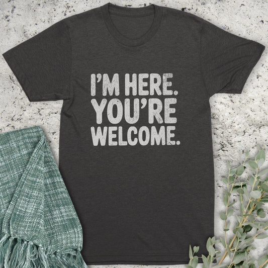 Stepping Green T-Shirt You're Welcome Organic T-Shirt