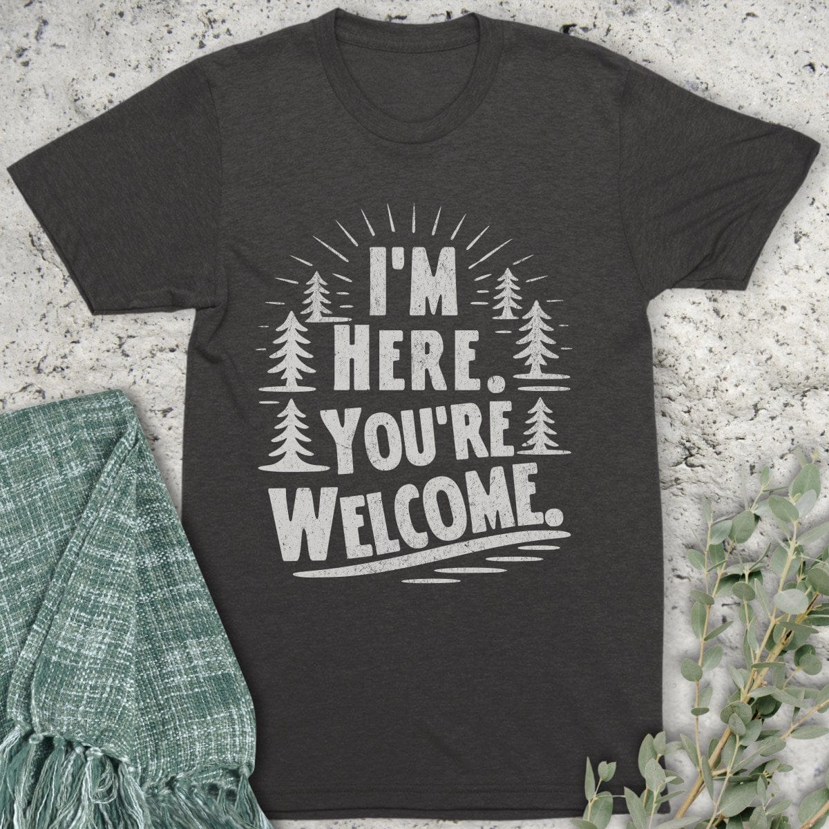 Stepping Green T-Shirt You're Welcome Trees Organic T-Shirt
